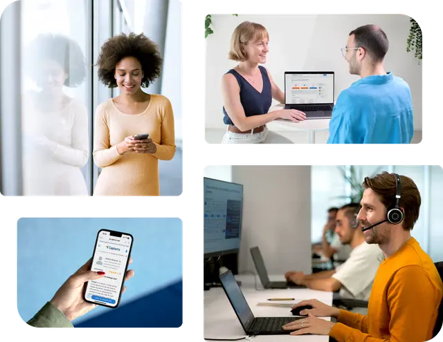 Person using smartphone
